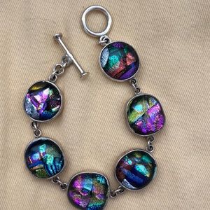 Dichromate glass bracelet